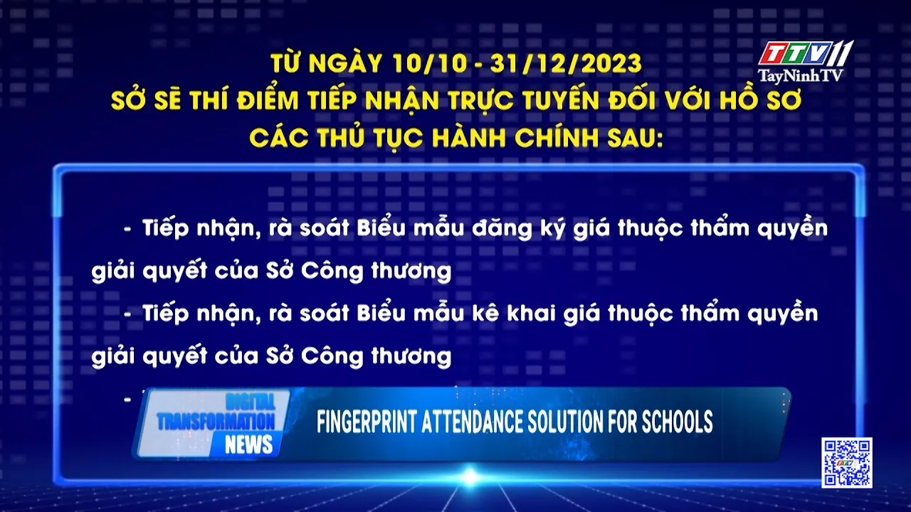 BẢN TIN CHUYỂN ĐỔI SỐ 06-10-2023 | TayNinhTV DVC